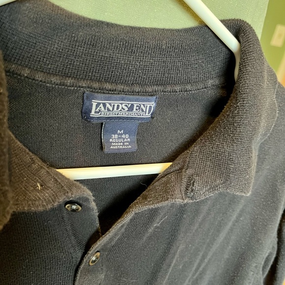 Land’s End M regular 38-40 long sleeve polo - Picture 4 of 7